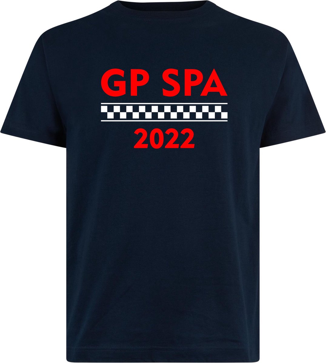 T-shirt GP Spa 2022 | Max Verstappen / Red Bull Racing / Formule 1 fan | Grand Prix Circuit Spa-Francorchamps | kleding shirt | Navy | maat 3XL